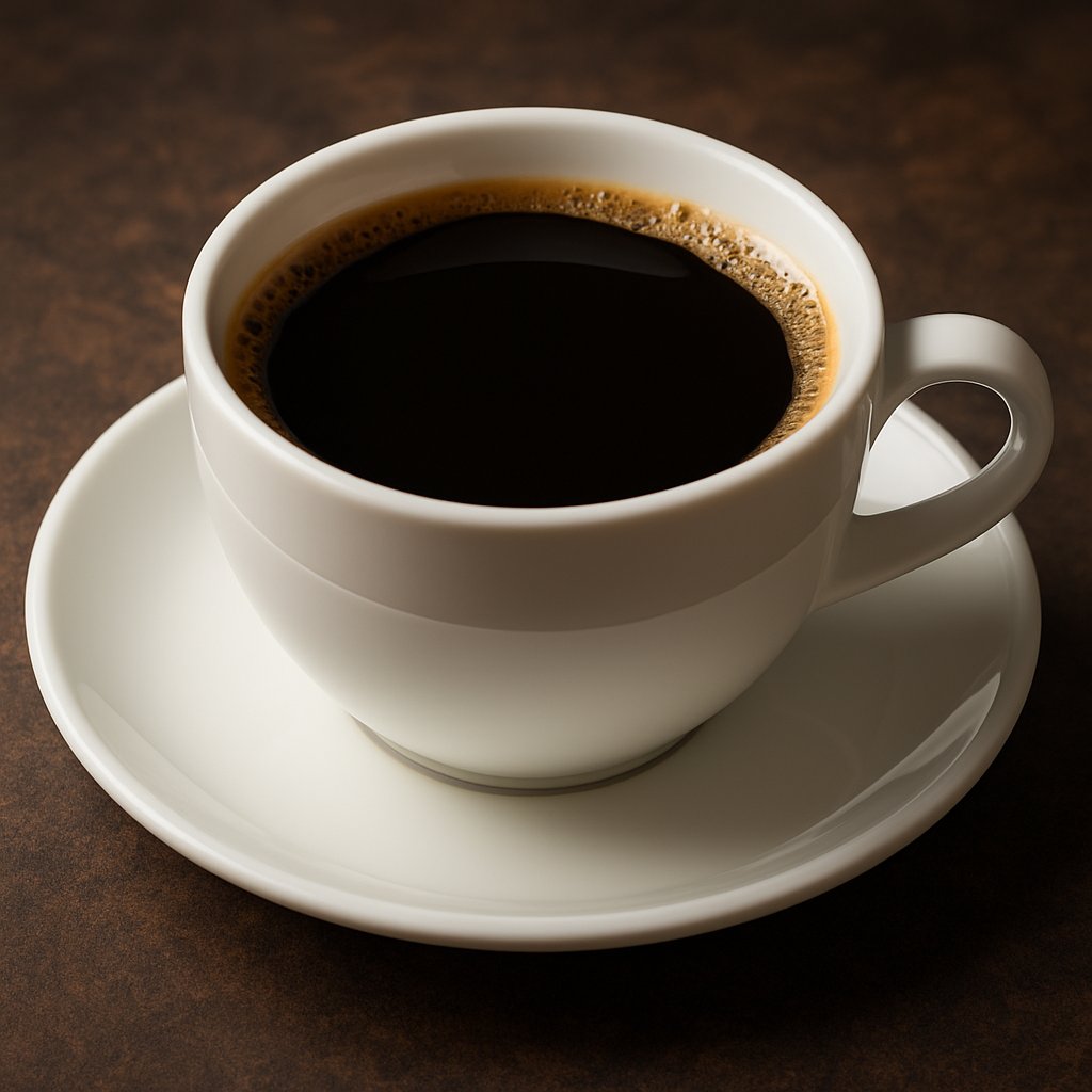 Black coffee- the magic cup