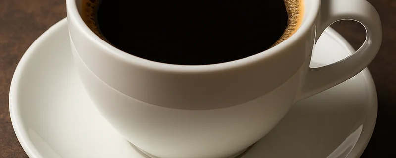 Black coffee- the magic cup