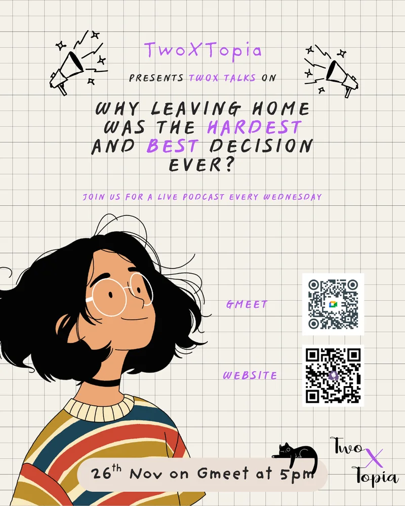 Why leaving home was the hardest and best decision ever? Join our live discussion today!