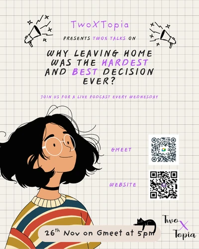 Why leaving home was the hardest and best decision ever? Join our live discussion today!