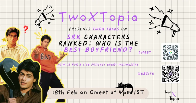 SRK Characters Ranked: Who Is the Best Boyfriend? Join our live podcast on 18th Feb, 4pm IST