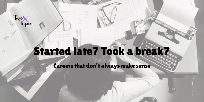 Started late? Took a break? Careers that don't always make sense. Join us for the meetup on 26th April!