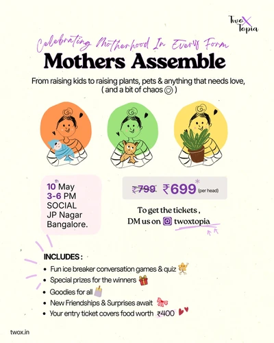 Mothers Assemble - A Mother's Day Event for all women this 10th May